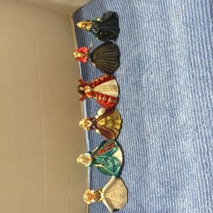 6 Barbie Christmas Ornaments